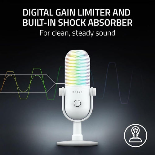 Razer Seiren V3 Chroma - RGB USB Mic White Edition