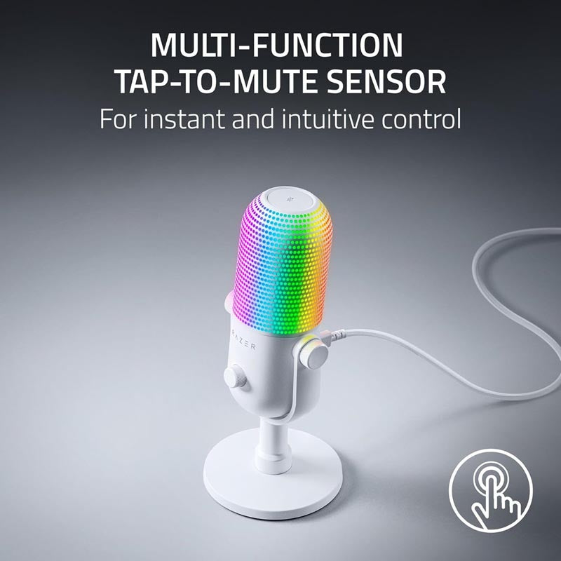 Razer Seiren V3 Chroma - RGB USB Mic White Edition – Challenger