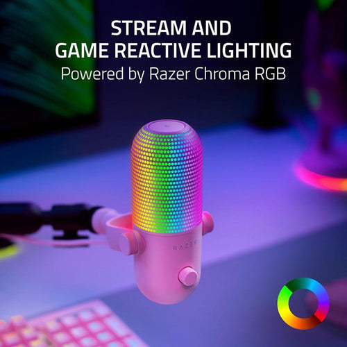 Razer Seiren V3 Chroma - RGB USB Mic Quartz Ed
