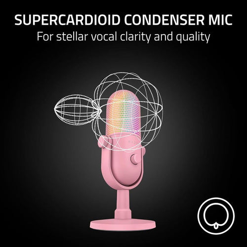 Razer Seiren V3 Chroma - RGB USB Mic Quartz Ed