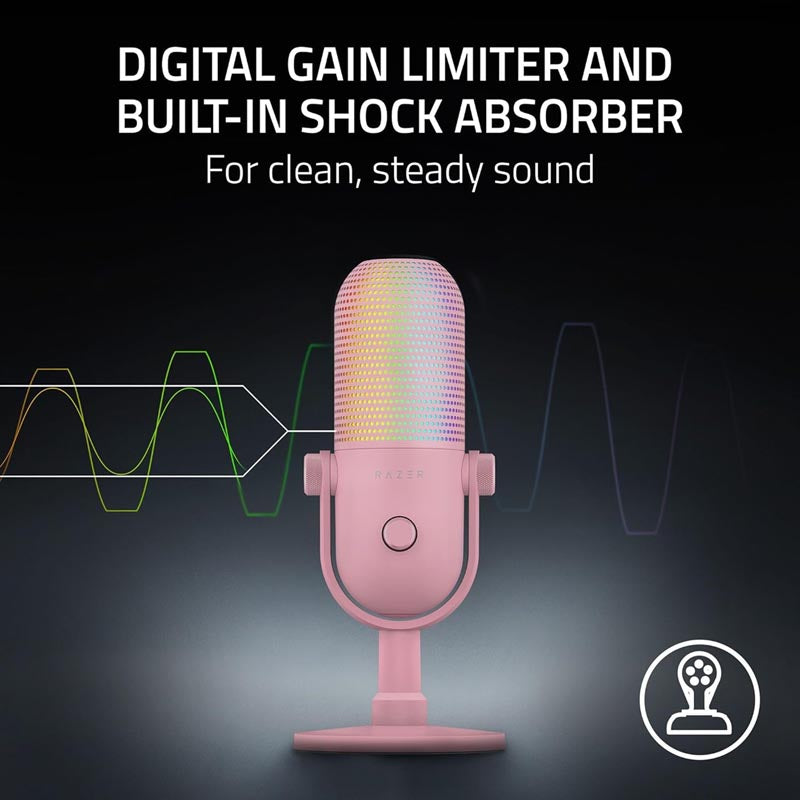 Razer Seiren V3 Chroma - RGB USB Mic Quartz Ed