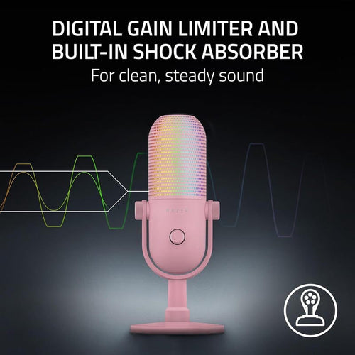 Razer Seiren V3 Chroma - RGB USB Mic Quartz Ed
