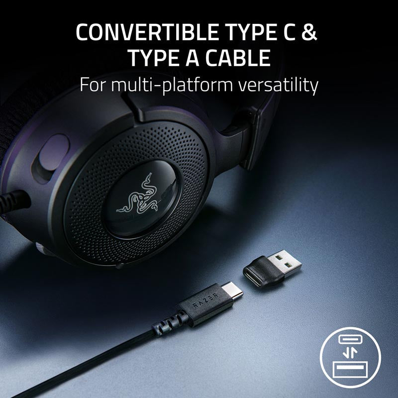 Razer Kraken V4 X - Wired Gaming Headset – Challenger Singapore