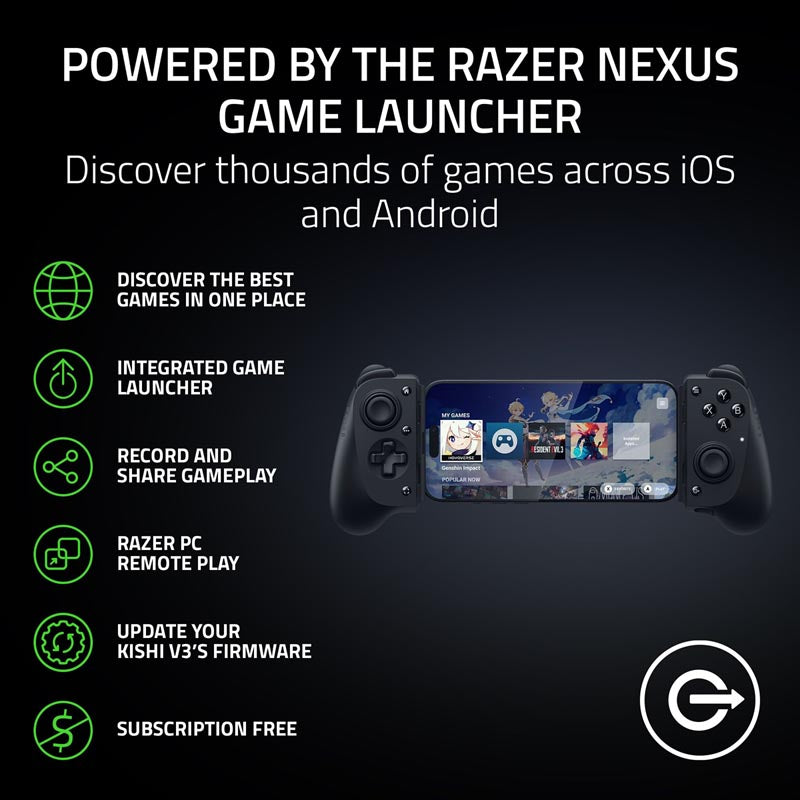 Razer Kishi V3 - USB C Gaming Controller for Android and iPhone
