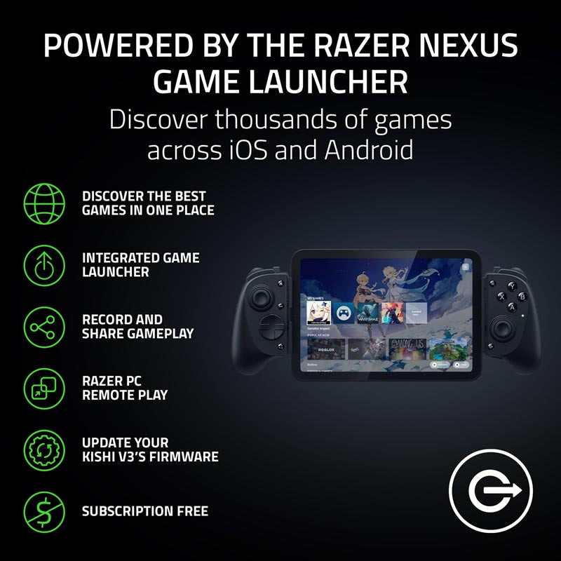 Razer Kishi V3 Pro - USB C Gaming Controller for Android, iPhone, and iPad Mini