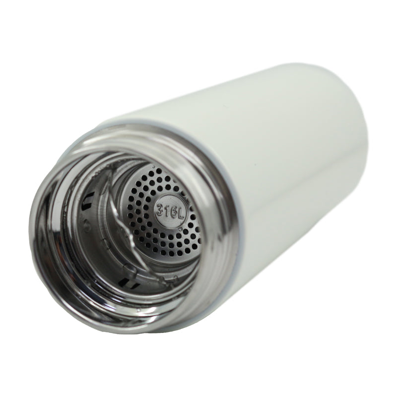 VCE VE-LAC19 Vacuum Bottle with Temperature Display (White)