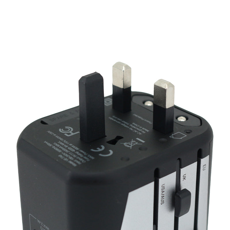 VCE VE-TA8 Universal Travel Adaptor (Silver)