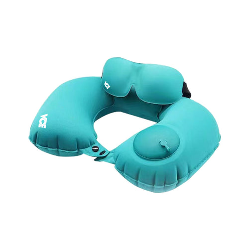 VCE VE-LAC35 Eye Mask & Travel Pillow Set (Blue)