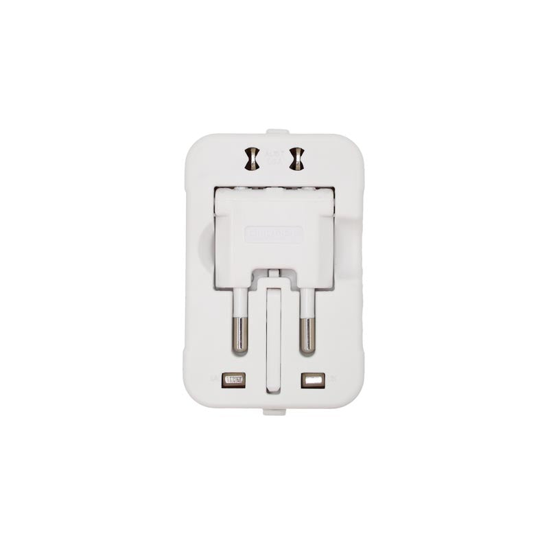VCE VE-TA5C 2C1A Universal Travel Adaptor (White)