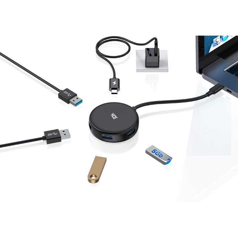 VCE VE-CH05 5-in-1 USB-C Hub (Black)