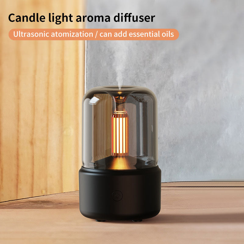 BOS+ DQ702 Candlelight Aromatherapy Machine (White)