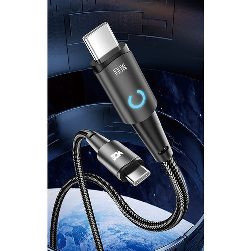 VCE VE-TC09-BK PD100W USB-C to USB-C Cable Black
