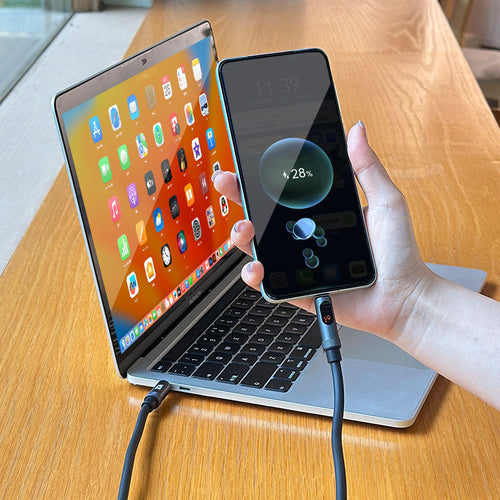VCE VE-TC17 PD240W Digital Display USB-C to USB-C Cable 1.2M
