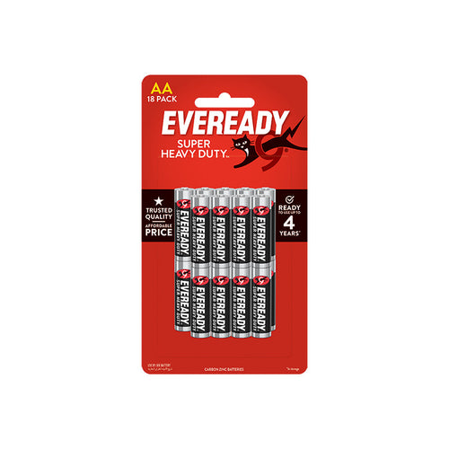 Eveready 1215 BP18 AA Super Heavy Duty Carbon Zinc Battery