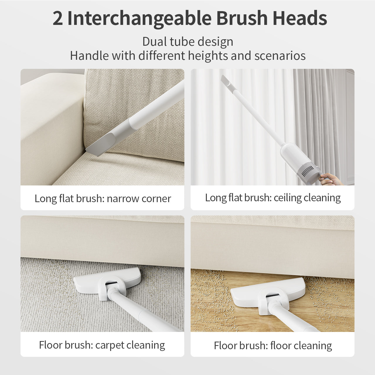 Simplus XCQH002WH00-S White Corded Vacuum Cleaner