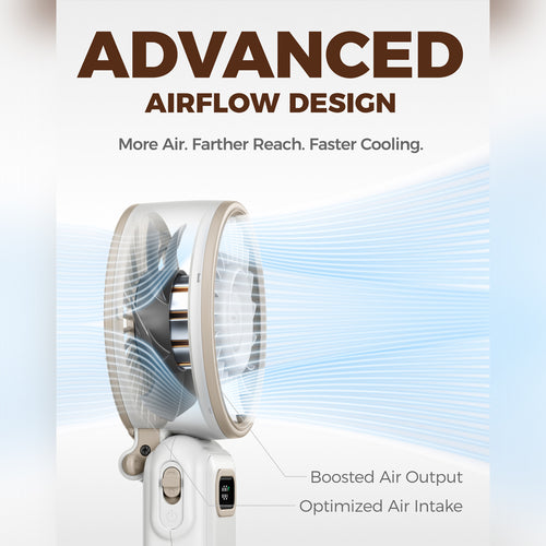 DiveBlues D6036-12PACK#1 Fanzy Handheld Fan White