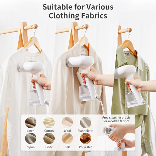 Simplus GTJH019WH00-S White 280ml Handheld Non-foldable Garment Steamer