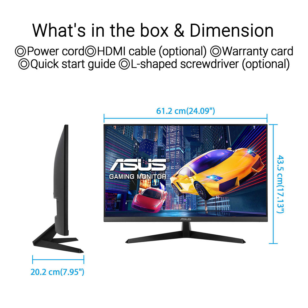 Asus VY279HGR - 27 FHD IPS 120Hz Eye Care Gaming Monitor