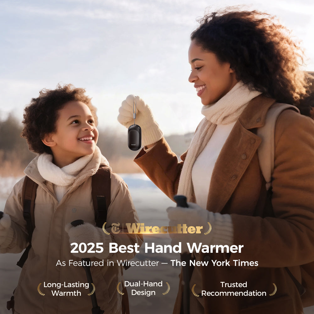 Ocoopa UT3053-BK-BK-Plus UT3 Lite Plus Hand Warmer - Black