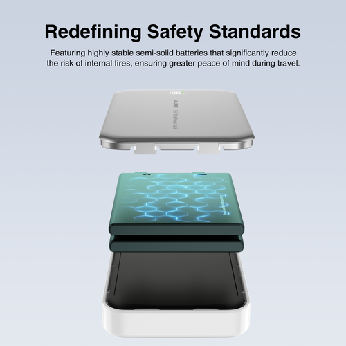 Valore PD45W 10000mAh Power Bank Silver PS01-SL (K7-10YS1)