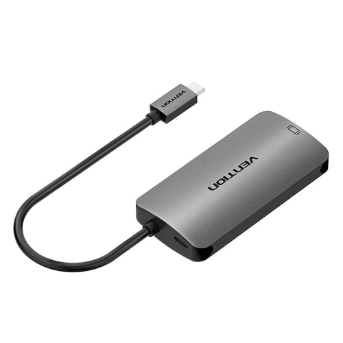 Vention CGIHA Type-C to HDMI+USB3.0 Adapter (Grey)
