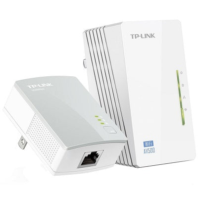 TP-Link TL-WPA4220 KIT 300Mbps AV600 Wi-Fi Powerline Extender Starter Kit