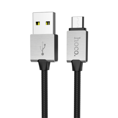 Hoco U46 Silicone USB A to Type-C USB2.0 2.1A Cable 1M Black