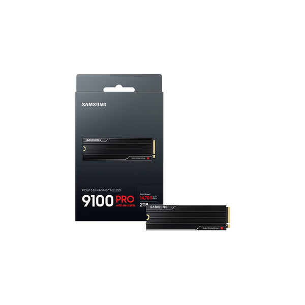 内蔵型SSD SAMSUNG 9100 PRO 2TB PCIe5.0x4 NVMe Samsung 9100 Pro with Heatsink 2TB PCIe 5.0 NVMe M.2 SSD