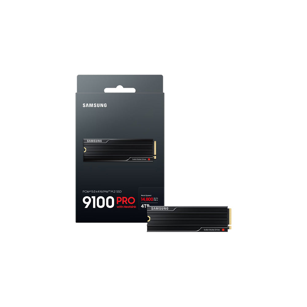Samsung 9100 Pro with Heatsink 4TB PCIe 5.0 NVMe M.2 SSD