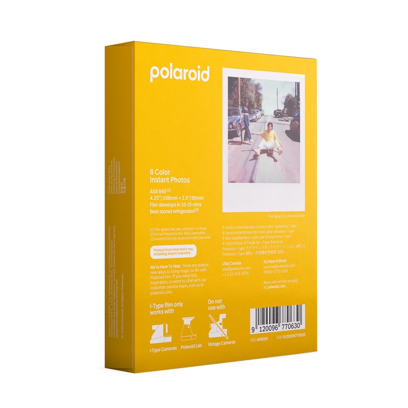 Polaroid Colorpack 100 本体 Polaroid Color I-Type Film Single Pack for Flip/Now/Now+