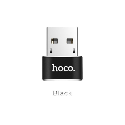 Hoco UA6 USB2.0 to Type-C Convertor Black