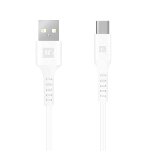 Kaizen KZ-3MCTAW 3M USB-C to USB-A Cable (White)