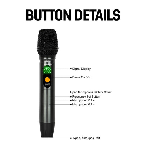 Vinnfier WM3300 DUO UC Wireless Microphone
