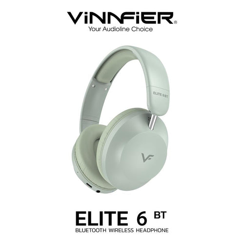 Vinnfier Elite 6 BT Headphones Black