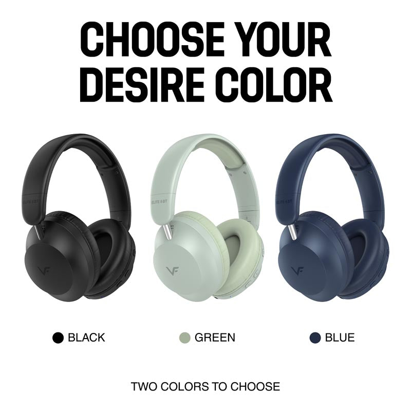Vinnfier Elite 6 BT Headphones Green