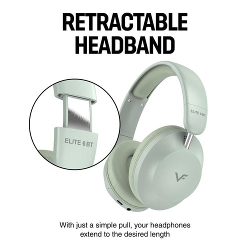 Vinnfier Elite 6 BT Headphones Green