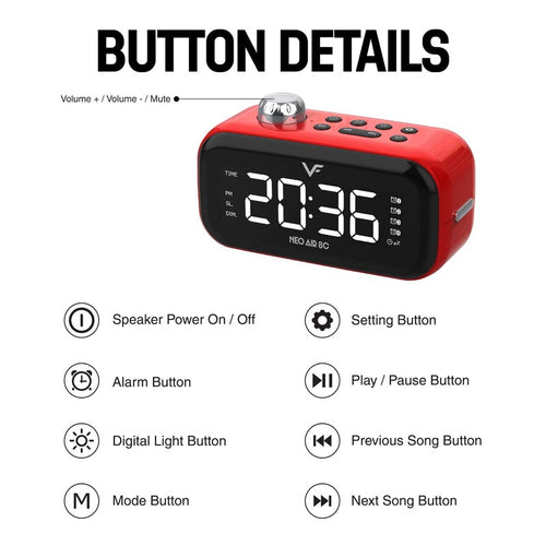 Vinnfier Neo Air 8C BT Speaker Red