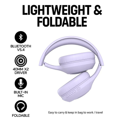Vinnfier ANC 101BT Headphones Purple