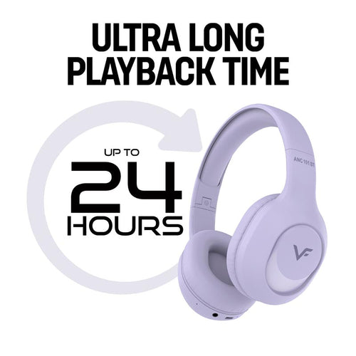 Vinnfier ANC 101BT Headphones Purple