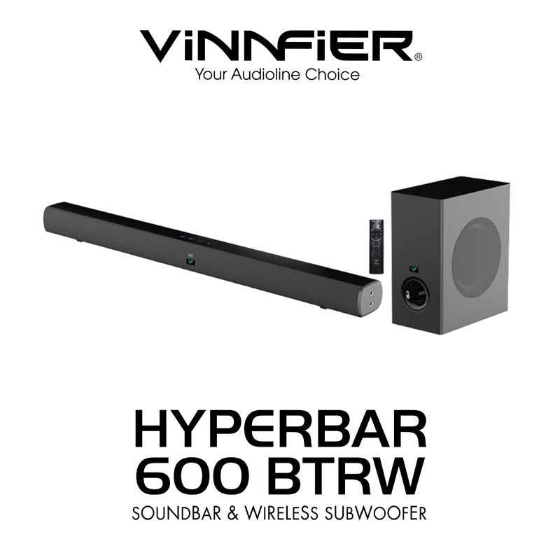 Vinnfier Hyperbar 600 BTRW Soundbar + Subwoofer