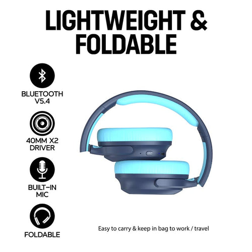 Vinnfier ANC 600BT Headphones Light Blue