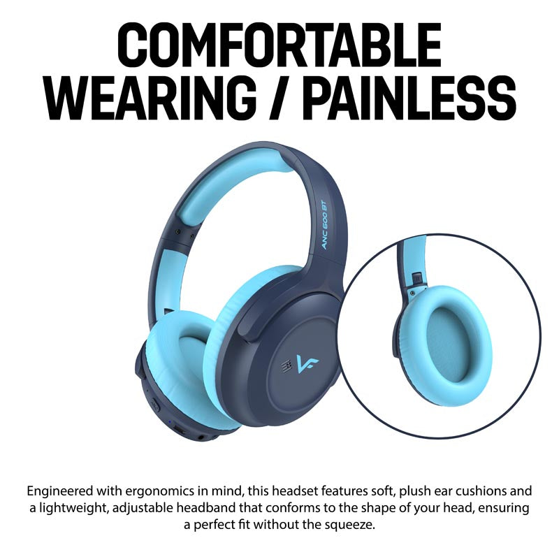 Vinnfier ANC 600BT Headphones Beige