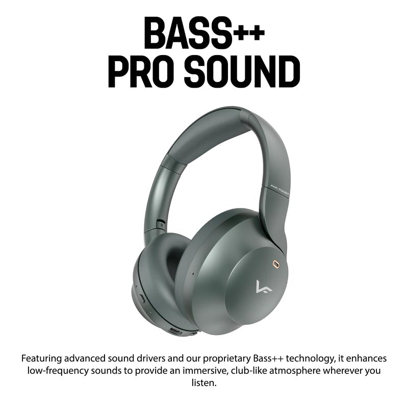 Vinnfier ANC 700BT Headphones Black