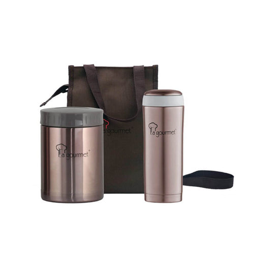 La Gourmet LGSA302595-GD Sakura 0.5L+0.35L Food Jar Set