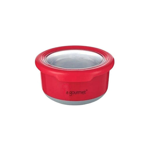 La Gourmet LGPG397591 730ml Round Canister Red