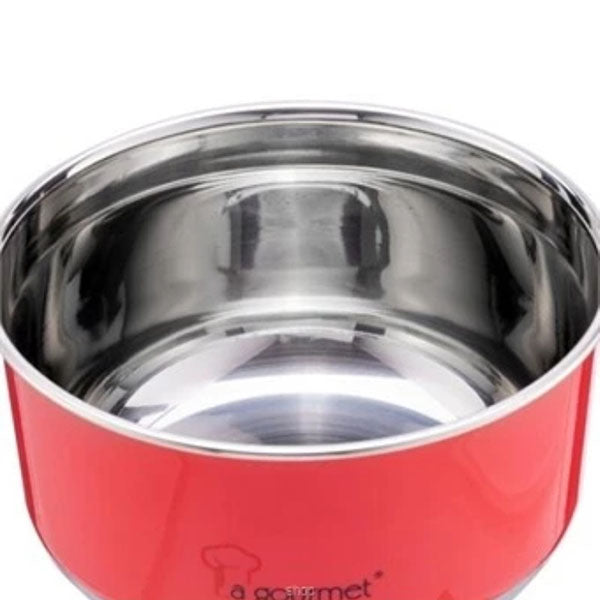 La Gourmet LGPG397591 730ml Round Canister Red
