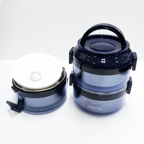 La Gourmet LGPG397607 2.35L 3-Tier Carrier (Dark Blue)