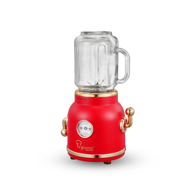 La Gourmet LGELRB400925-RD Retro Blender Set (Red)