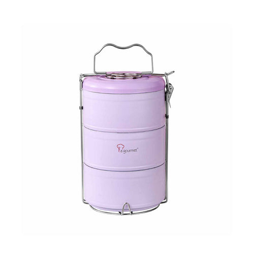 La Gourmet LGPWE409607 Periwinkle 2.1L 3-Tier Thermal Carrier