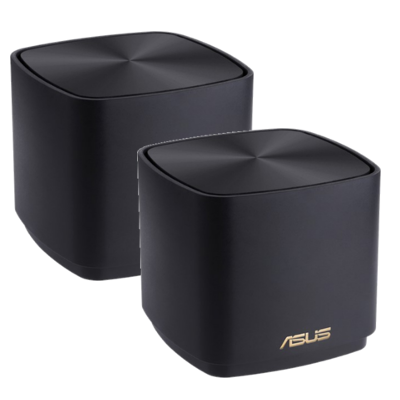 ASUS ZenWiFi AX XD4 Mini AX1800 WiFi 6 Mesh (Black) [2-Pack]